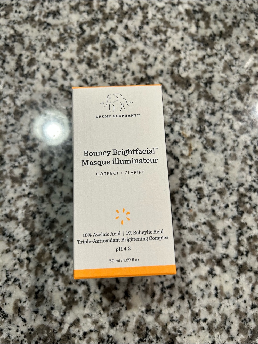 Drunk Elephant Bouncy Brightfacial Masque illuminateur